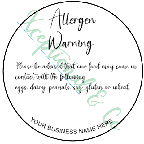Allergy Labels